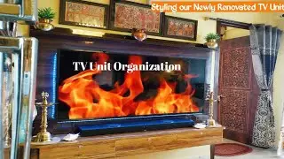TV Unit Organization | Styling Our Newly Renovated TV Unit Area | Simplify Your Space