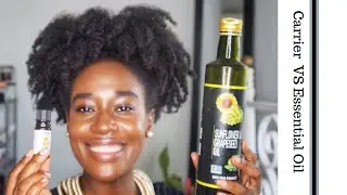 NEWLY NATURAL SERIES: Carrier Oil VS. Essential Oil ... how they can help with hair growth