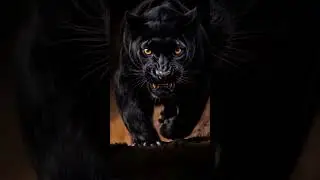 ANGRY BLACK 🐈&zwj;⬛🐈&zwj;⬛ PANTHER. #praja .01 #shorts #youtubeshorts #explore #panther #animals #ai #facts