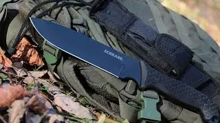 NEW! 7 Inch Bushcraft / Survival Knife - Schrade SCHF52 Frontier
