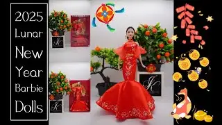 JK Barbie Dolls Collection ~ Unbox 2025 Lunar New Year 🧧 Barbie Doll