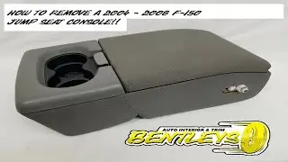 Снятие центральной консоли откидного сиденья Ford F-150 2004, 2005, 2006, 2007, 2008 годов. Как с...