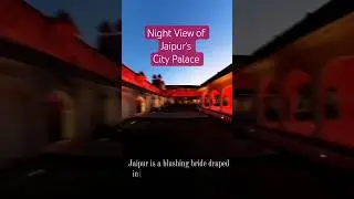 Amer Fort Jaipur in Colorful Lights | Night View of Amber Fort Rajasthan #beautifulcity