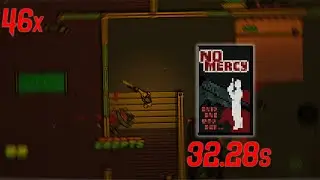 Hotline Miami 2 No Mercy Hard Mode 46x Full Combo in 32.28s (Segmented Speedrun)