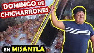 Domingo de chicharrones, carnitas y cueritos en Misantla,Veracruz