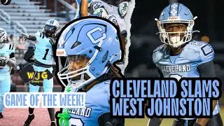 Cleveland drop 47 on West Johnston to stay undefeated! ETSU commit Jackson Byrd throws 4 touchdowns!