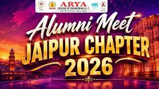 ACEIT Alumni Meet 2026 | Jaipur Chapter | Arya College of Engineering & IT