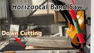 ZZCHRYSO Factory: Horizontal Band Saw Down Cutting for Solid Wood/Engineered Boards