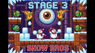 Snow Bros SEGA&ndash; STAGE 3 🔥 Epic Retro Arcade Challenge! 👾❄️