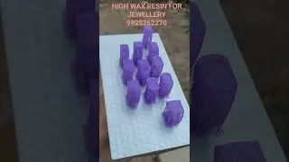 HIGH WAX CASTABLE RESIN FOR JEWELLERY #resin #jewellery #silver #gold # casting #jewellerydesign