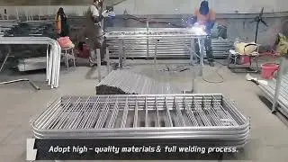 Galvanized Steel Aluminum Mobile Safety Pedestrian Barrier Event Concert Stage Crowd Control Fence
