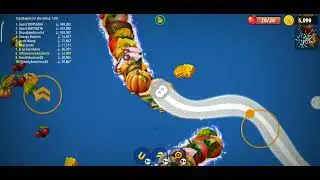 wormzone i.o snake game |kill 5 worms in 4:59 min |amazing and super fast challenge ||#games #snake