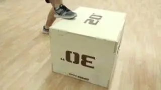 Sanded Wood Plyo Boxes
