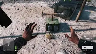 Battlefield V Shovel Box Prop Hamada Location - EE Hand Gun (BFV Shovel Box Prop Hamada)