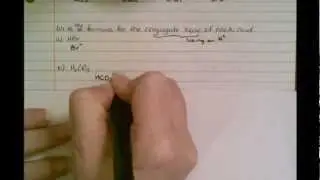 Conjugate Base