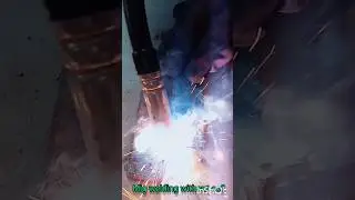 Mig welding without co2 Mr. ගැරජ් #shorts🤔🤔🤔🤔👍CO2を使わないミグ溶接