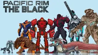 All Kaijus & Jaegers From Animated Pacific Rim: The Black Size Comparison