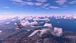 &ldquo;Epic JAL Boeing 747 Coastal Flight &ndash; Stunning Clouds & Ocean View in MSFS!&rdquo;