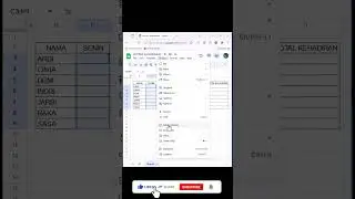 ABSENSI KARYAWAN #office365 #exceltutorial #excel #microsoftoffice #spreedsheet #short #shorts