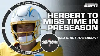Swagu spells trouble for Chargers, Justin Herbert with plantar fascia diagnosis | NFL Countdown