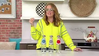 Henning Lee Oil & Vinegar Glass Bottle Measuring Dispenser on QVC
