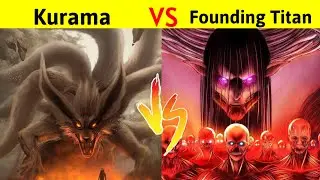 Eren Founding Titan vs Nine Tailed Fox || क्या अकेला Kurama Founding Titans से बच पायेगा 