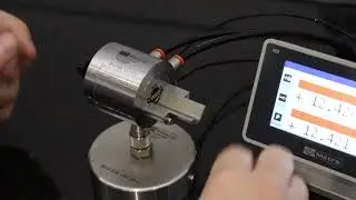 Outside diameter measurement with air ring and Metro display