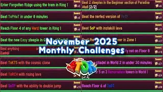 Eternal Towers of Hell | EToH - November 2025 Monthly Challenges