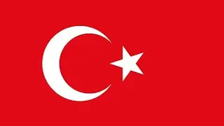 Drawing Turkish flag tutorial🇹🇷