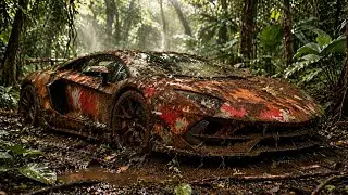 ASMR Car Restoration! Lamborghini Aventador SVJ Full Restoration
