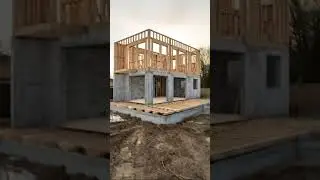 From Forest to Dream Home: A Modern Cabin Construction Time-lapse #diy #renovation #satisfying