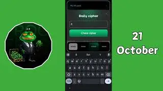 Frog Farm Daily Cipher Code 21 October| Frog Farm Daily Cipher | Frog Farm Code #frogfarm