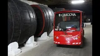 The wine cellar 120 kilometers long. Moldova Cricova.