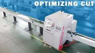 Optimizing cross cutting saws