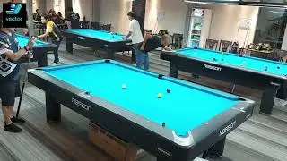 Rail-first jump shot on the 6, then 7-8-9 clean up #bilrakistatv #bilyarislife #bilyarista