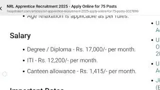 NRL Apprentice recruitment 2025, nrl  apprentice vacancy notification 2025 #nrl #recruitment #job 
