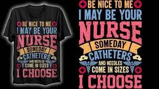 Nurse T-Shirt Design In Illustrator | How To Design A Nurse T-Shirt | Nurse T-Shirt Design Tutorial