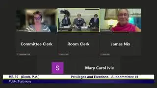 Virginia House of Delegates - Privileges and Elections Subcommittee #1 Meeting - 2022-02-01