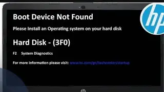 BOOT PROBLEM FIX | HP Laptop boot device not found?? | #video #computerclinic #problem #laptoprepair