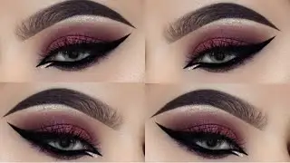 Arabic makeup tutorial/double winged liner/eyes makeup for beginners /fyp/ by Rani ch