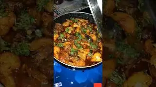 best cauliflower chicken curry recipe || fulkopi diye chicken ranna #shortvideo #shorts #cooking
