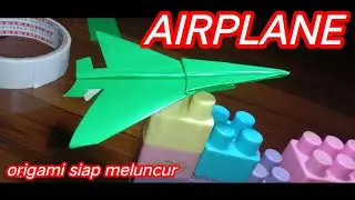 AIRPLANE ORIGAMI SIAP MELUNCUR#tutorialorigami #origami #kertaslipat 