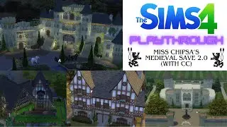 The Sims 4- Medieval Save 2.0 (ep. 6): Violet the Barmaiden, building her appartment & buying Tavern