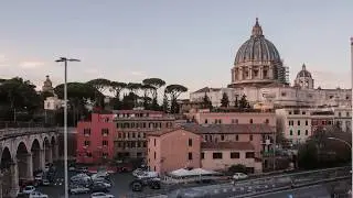 View from Vatican City Railway Station