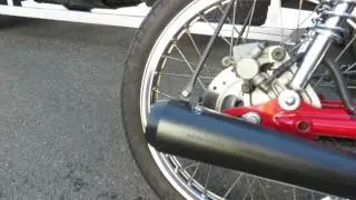 HONDA DREAM50 AC15 YOSIMURA Exhaust sound ドリーム50 ヨシムラ 手曲げサイクロン マフラーサウンド
