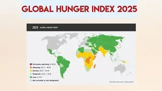 Global hunger index 2025 current affairs 