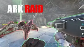 ARK Survival Evolved Raid | Stego ile Tarretli Base Patlatma | Dondurulmuş Kozalar | Fjordur