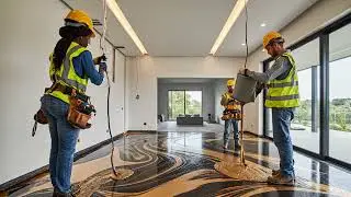 Luxury Villa Construction Timelapse Video