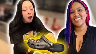 Surprising My Friend with Custom Crocs !