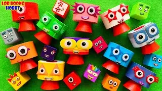 Numberbloks - &nbsp;New Numberblocks Times Table DIY hand made ASMR chirping of birds #002
